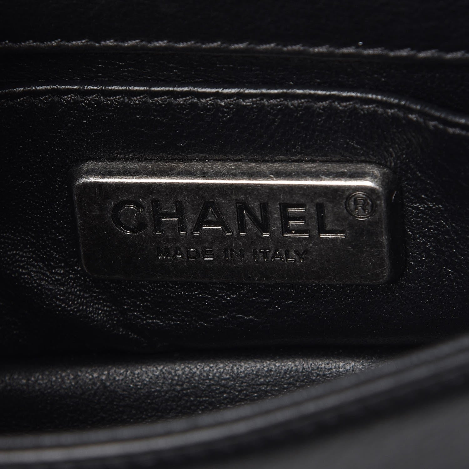 Chanel Galuchat Stingray Mini Boy Flap Black Silver 8 of 11