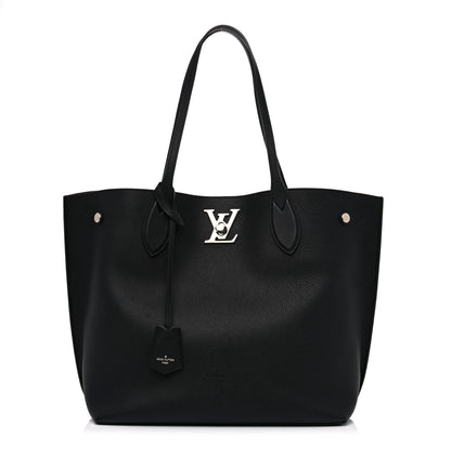 Louis Vuitton Calfskin Lockme Go Tote Black 1 of 12