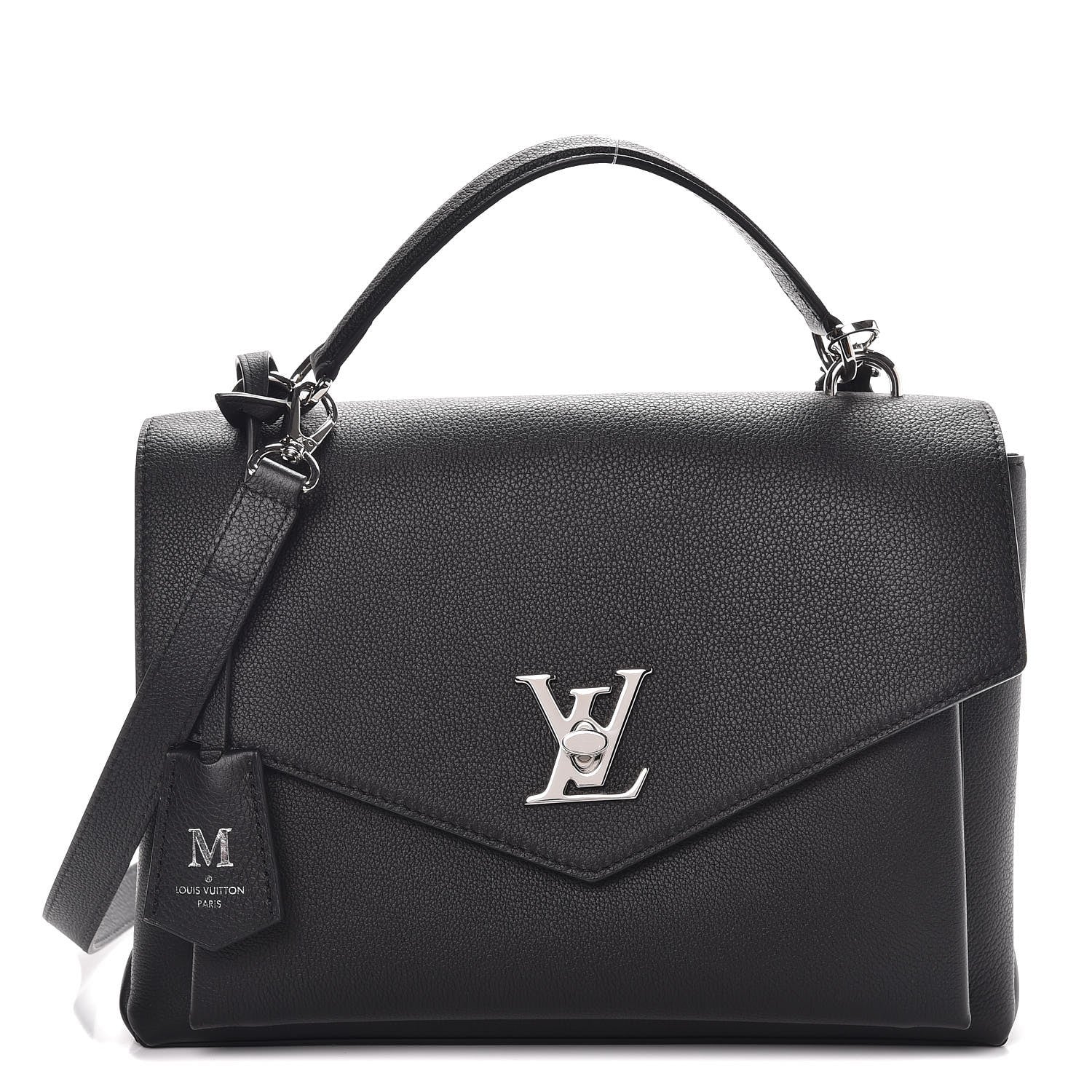 Louis Vuitton Soft Calfskin My Lockme Top Handle Black 1 of 9