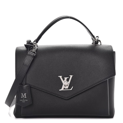Louis Vuitton Soft Calfskin My Lockme Top Handle Black 1 of 9