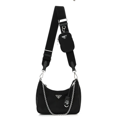 Prada Nylon Re-Edition 2005 Shoulder Bag Black 1 of 11
