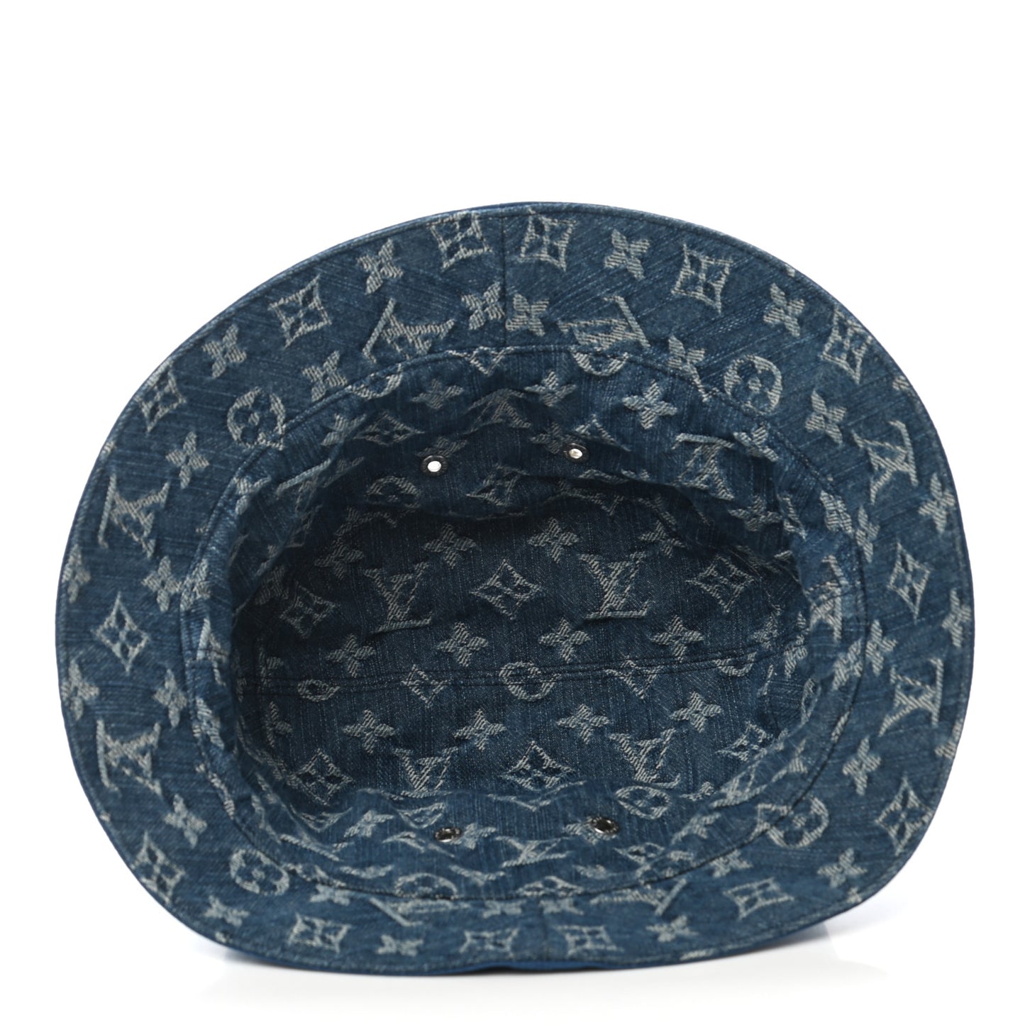 Monogram Denim Transformable Bob Bucket Hat 58 Blue