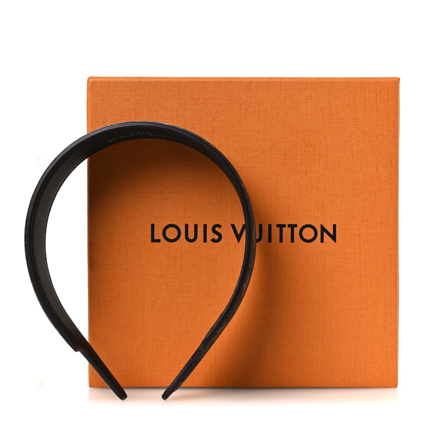 Monogram Headband Black