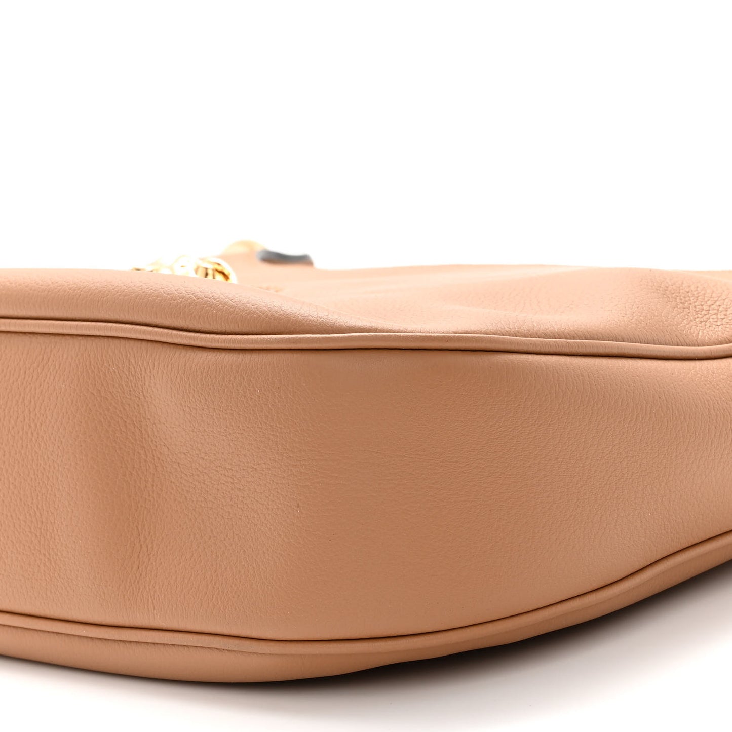 Calfskin La Medusa Medium Hobo Crossbody Brown