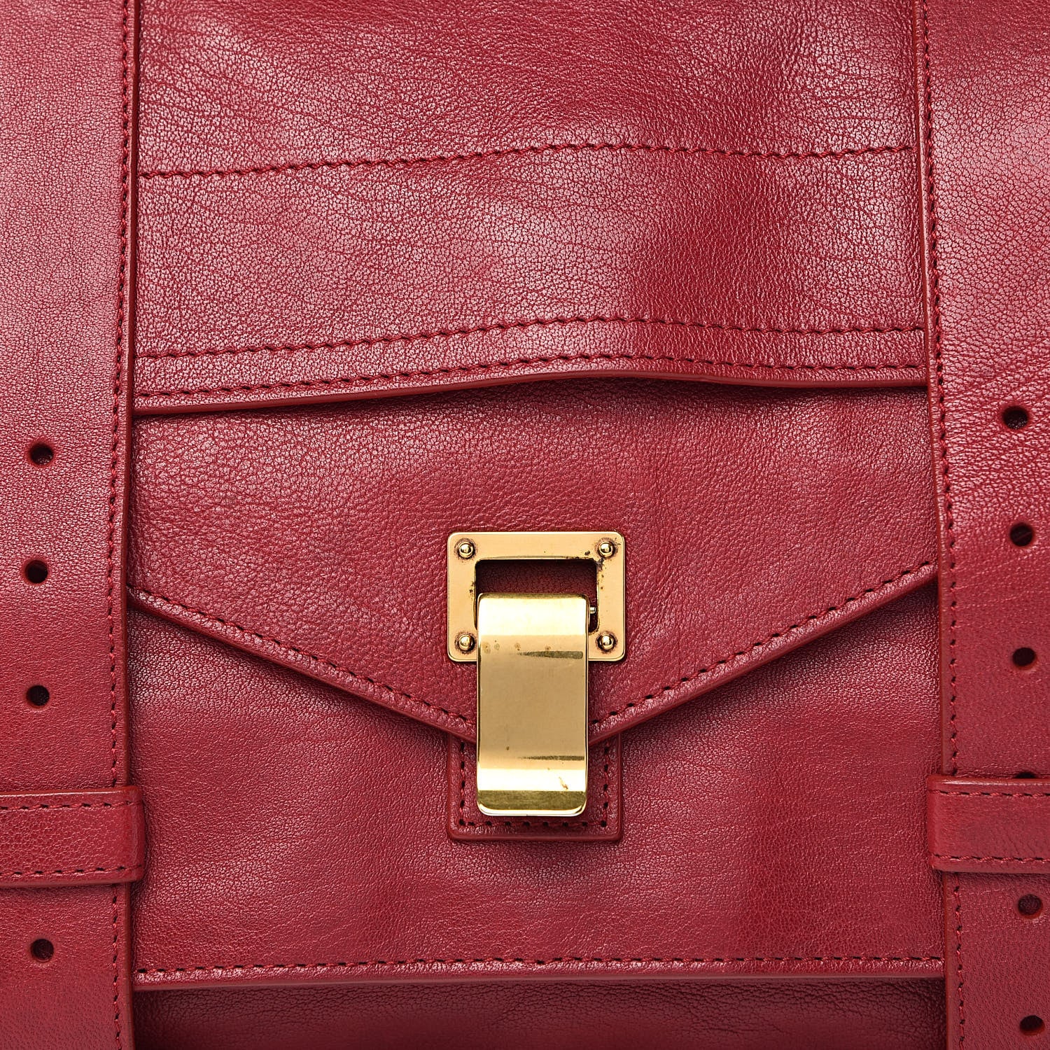 Proenza Schouler Lambskin Medium PS1 Satchel Chianti 12 of 12