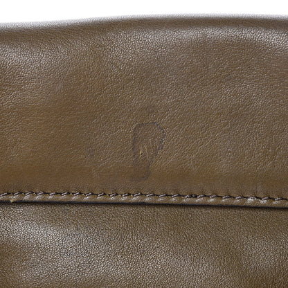 Burberry Calfskin Large Studded Padlock Shoulder Bag Khaki 8 of 16
