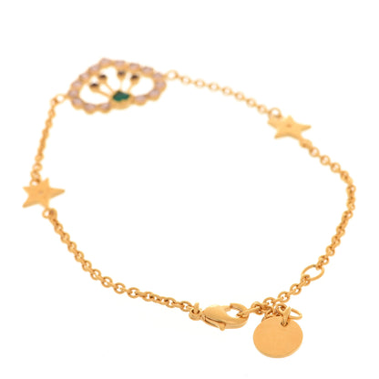 Christian Dior Crystal Heart Bracelet Gold 3 of 6