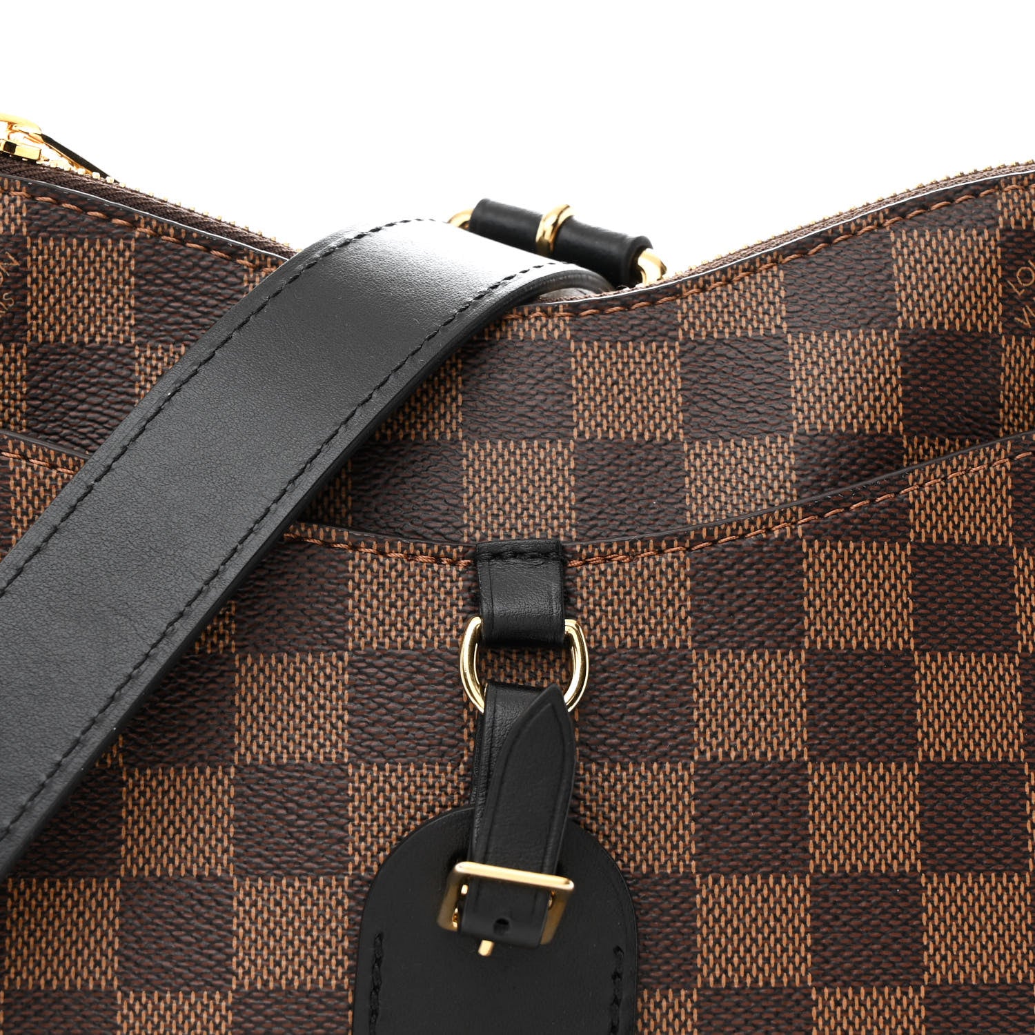 Louis Vuitton Damier Ebene Odeon PM Black 7 of 9