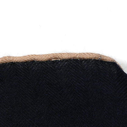 Hermes Cashmere Silk Pirouette au Galop Shawl 140 Marine Naturel Beige 7 of 8