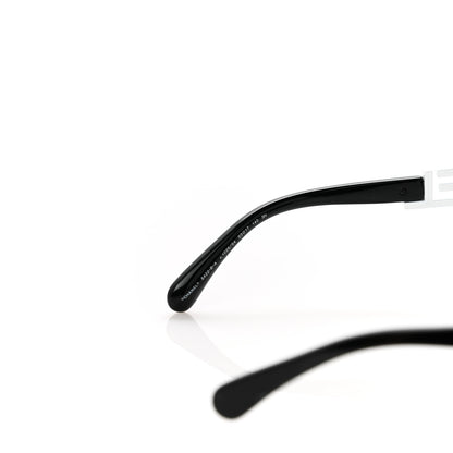 Chanel Acetate Strass Square Sunglasses 5422-B-A Black White 6 of 6