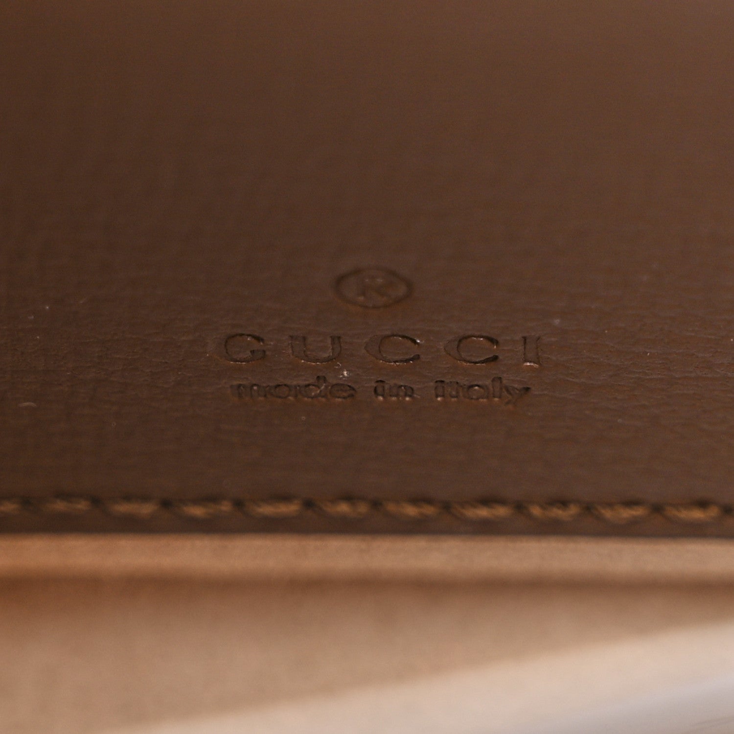 Gucci GG Supreme Monogram Azalea Calfskin Web Horsebit 1955 Wallet On Strap Beige Ebony Brown Sugar 6 of 10