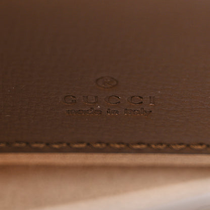 Gucci GG Supreme Monogram Azalea Calfskin Web Horsebit 1955 Wallet On Strap Beige Ebony Brown Sugar 6 of 10