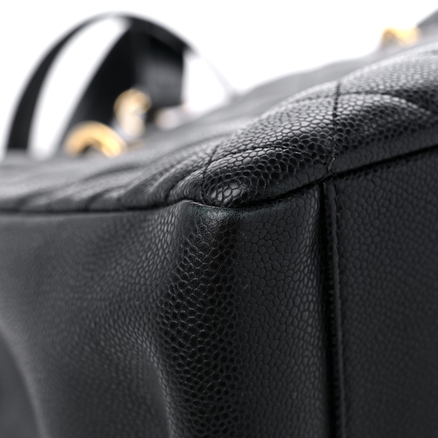 Chanel Caviar Quilted Grand Shopping Tote GST Black 10 of 16