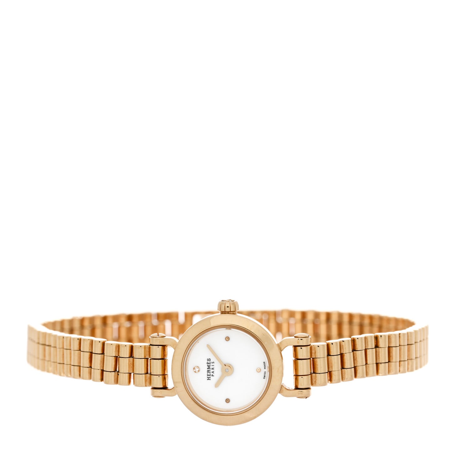 18K Yellow Gold Diamond 16mm Faubourg Quartz Watch