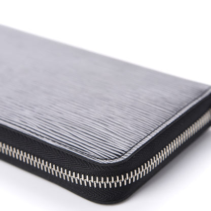Louis Vuitton Epi Zippy Wallet Black 7 of 9