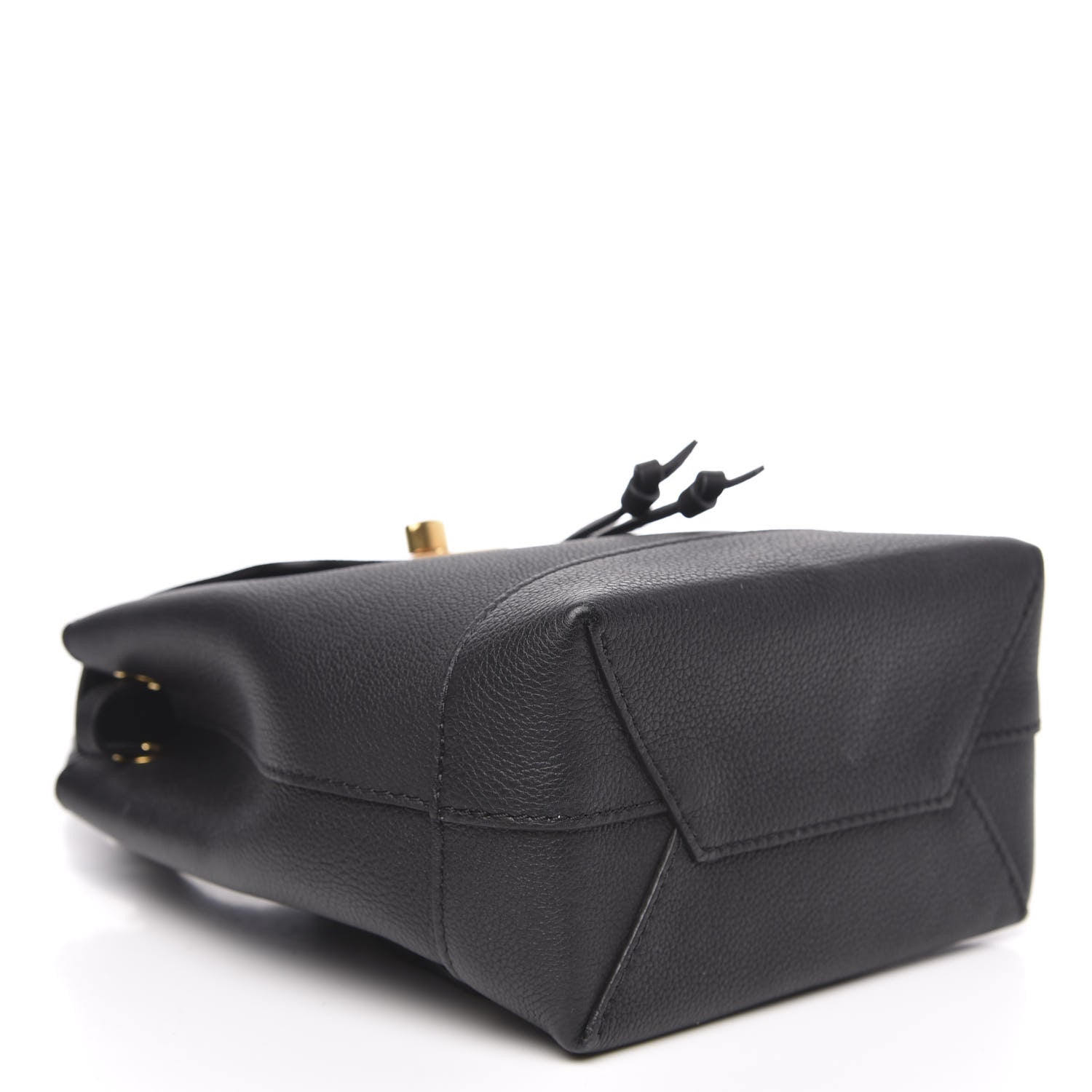 Louis Vuitton Calfskin Lockme Mini Backpack Black 3 of 10