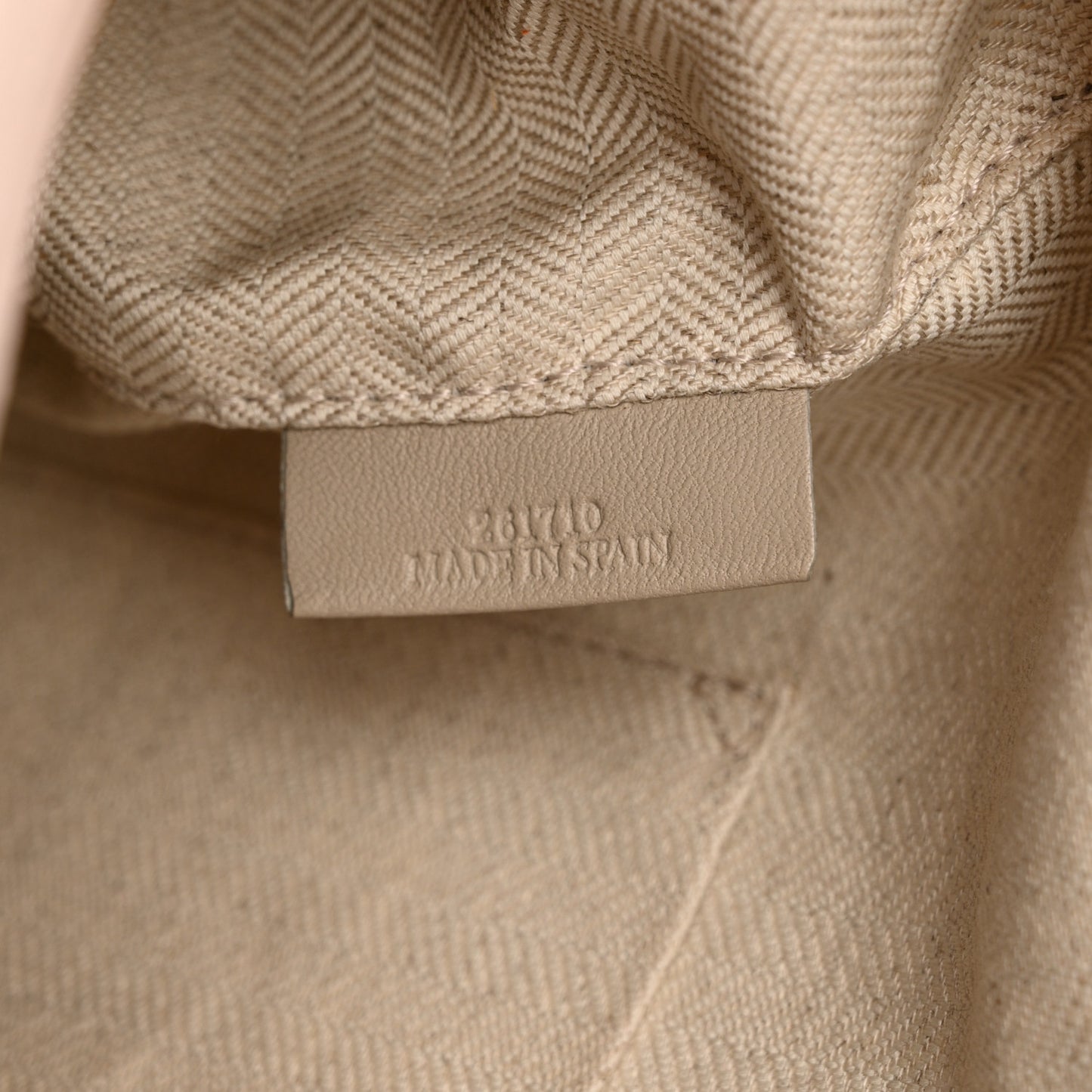 Calfskin Suede Small Puzzle Bag Blush