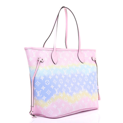 Louis Vuitton Monogram Escale Neverfull MM Pastel 3 of 12