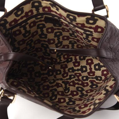 Gucci Guccissima Medium Abbey Shoulder Bag Chocolate 5 of 10