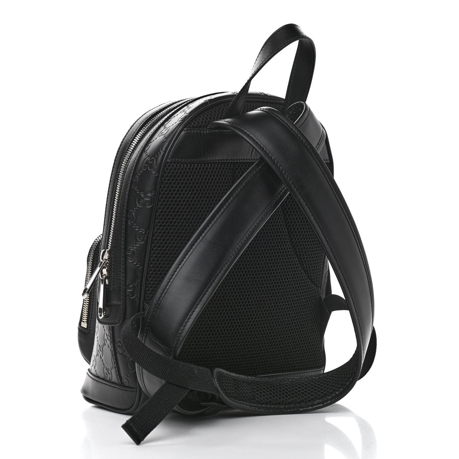 Gucci Guccissima Signature Small Day Backpack Black 3 of 11