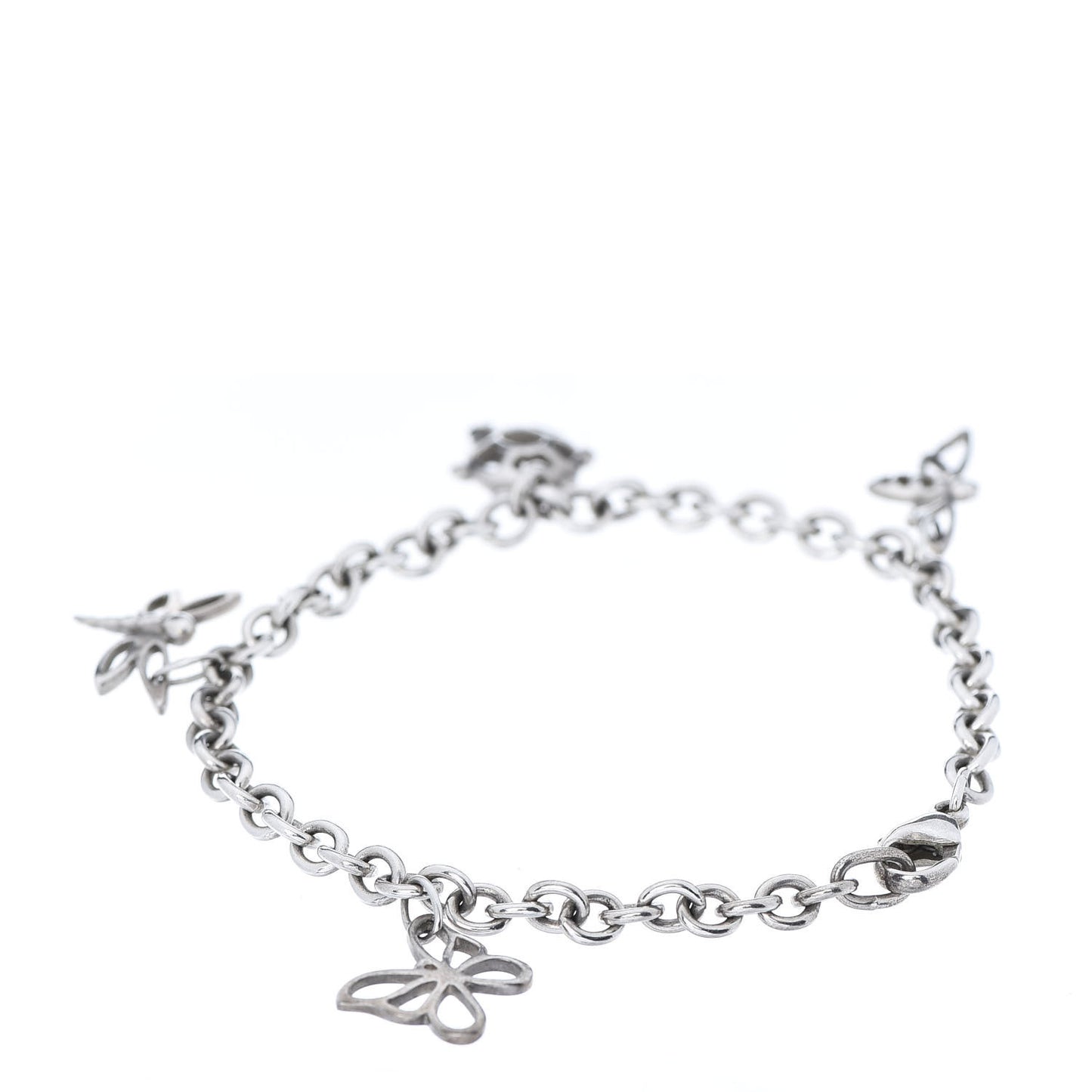 Sterling Silver Bug Charm Bracelet