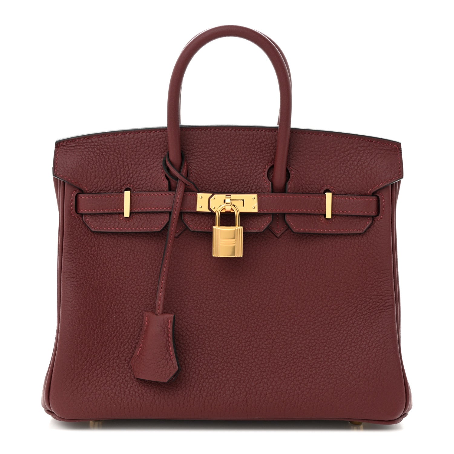 Hermes Togo Birkin 25 Rouge H 1 of 11