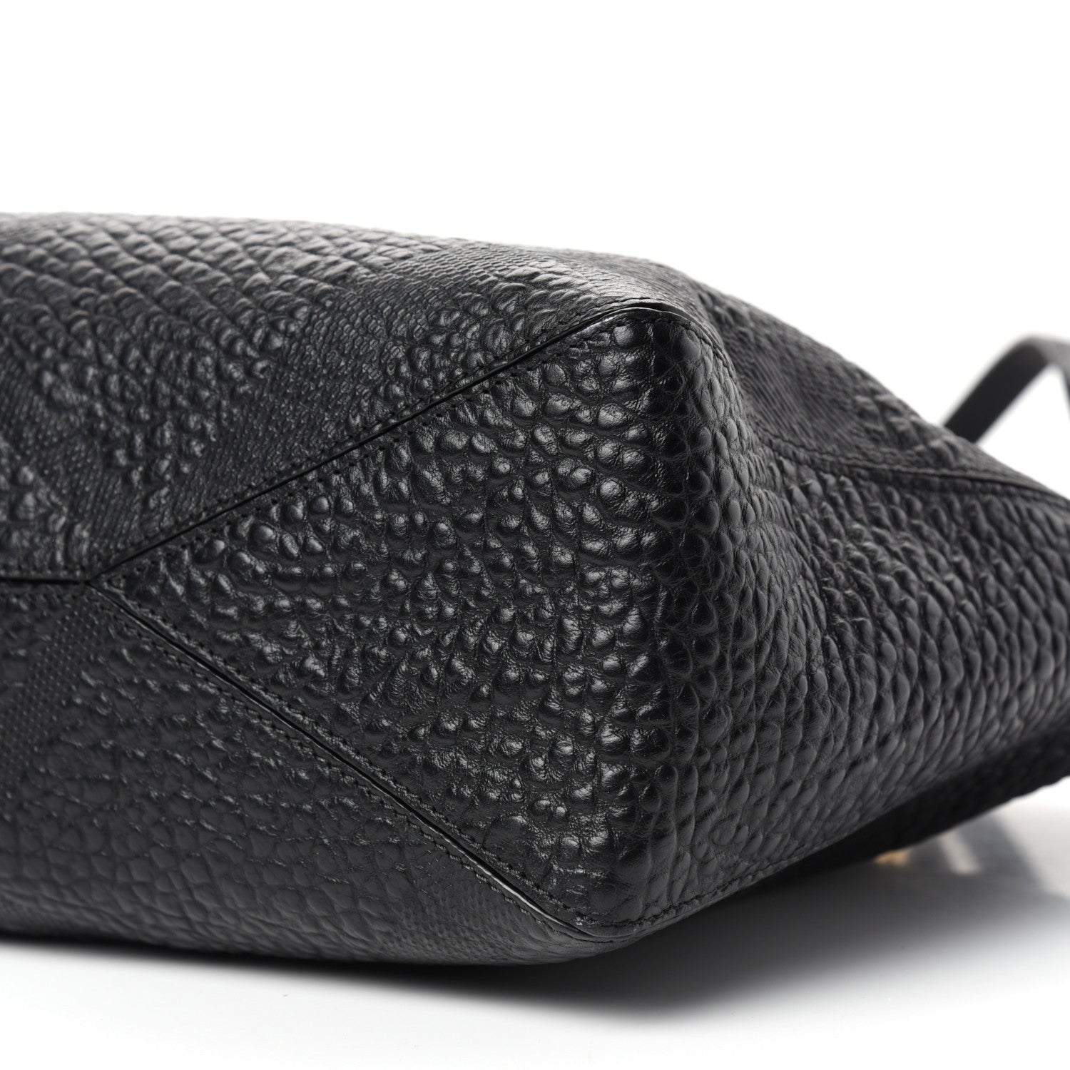 Burberry Heritage Grain Medium Dewsbury Tote Black 8 of 9