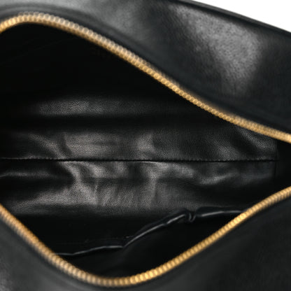 Chanel Caviar Timeless CC Cosmetic Pouch Bag Black 5 of 9