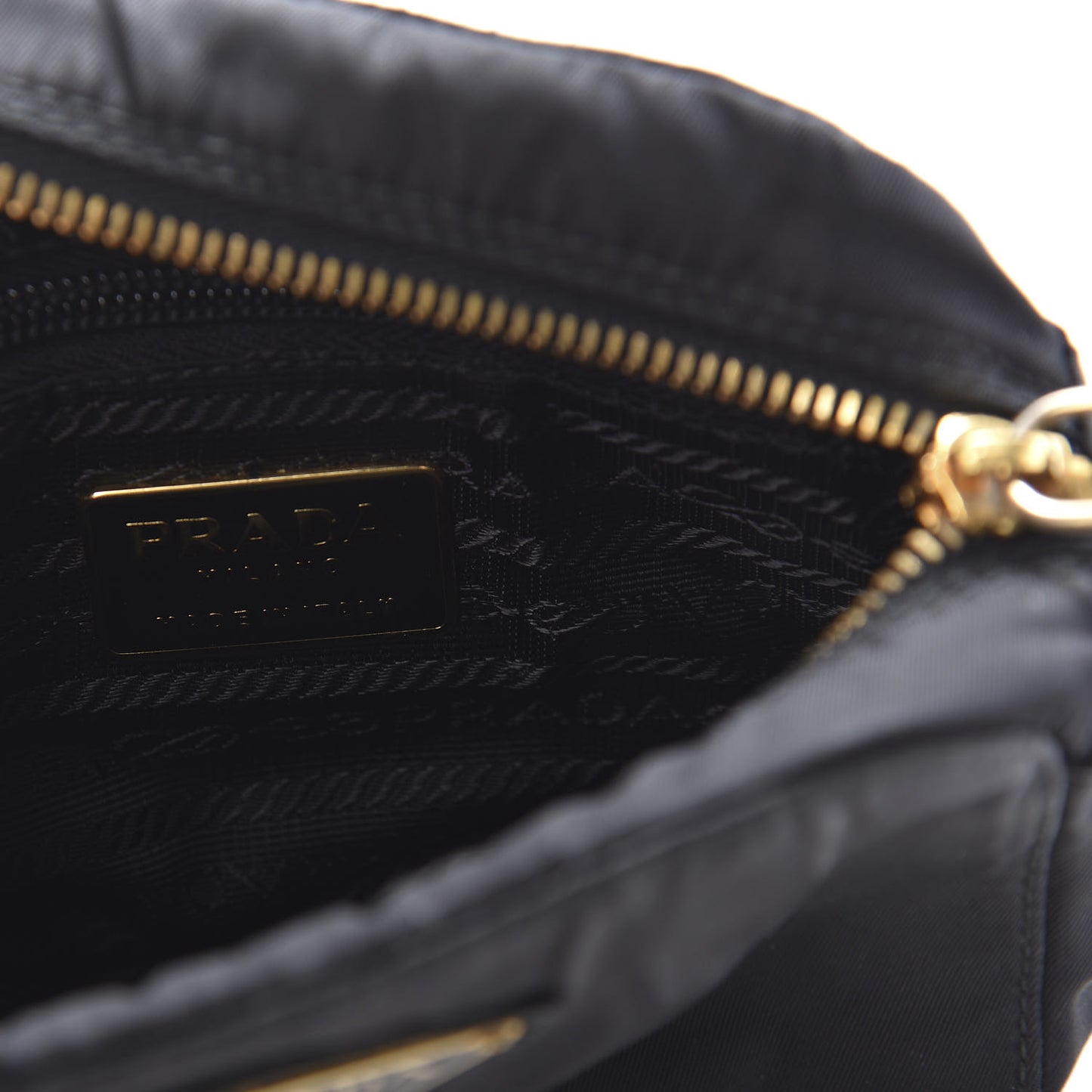 Tessuto Nylon Mini Camera Crossbody Black