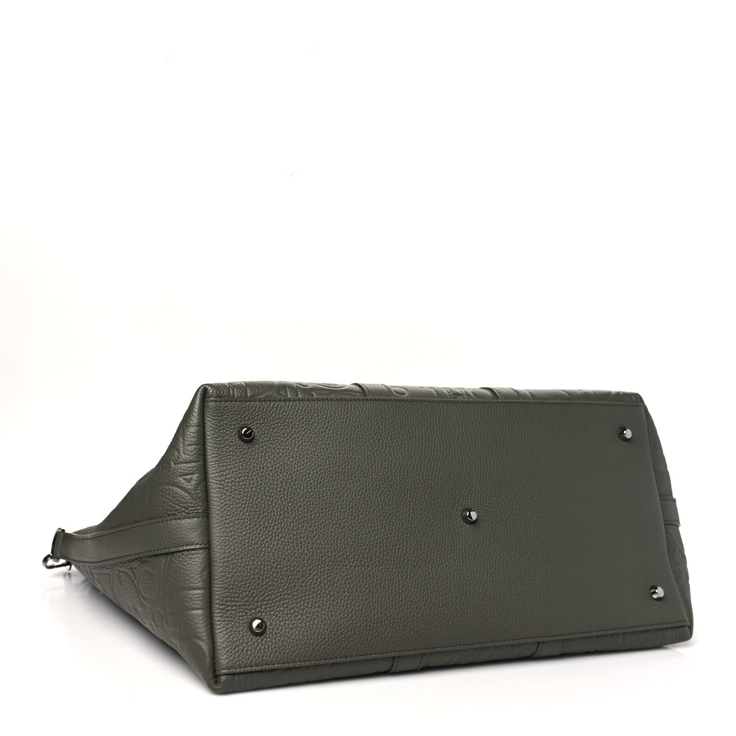 Christian Dior Grained Calfskin Embossed Dior Gravity Weekender 40 Kaki 3 of 9