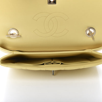 Chanel Lambskin Quilted Medium Trendy CC Flap Yellow 5 of 10