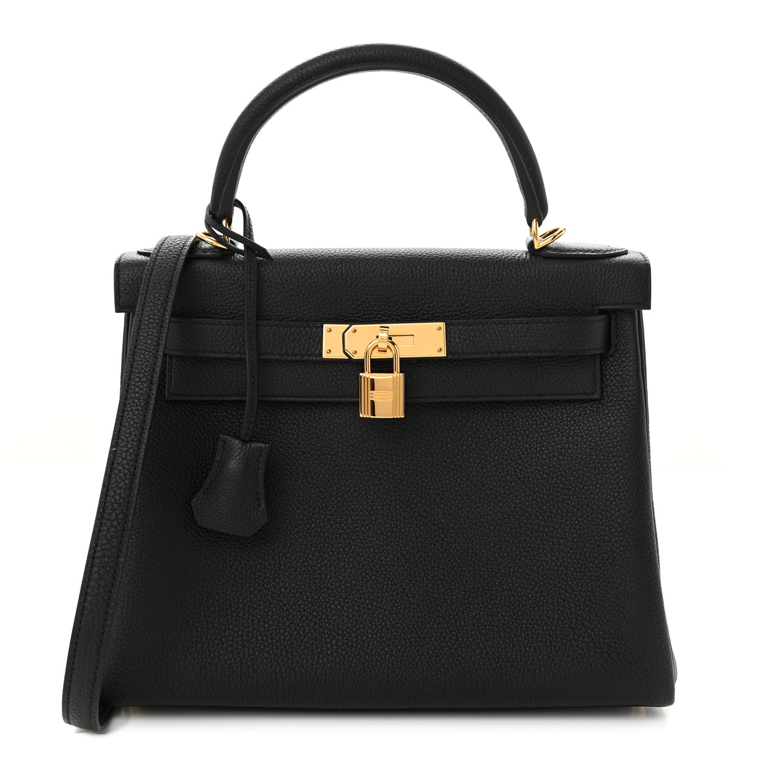 Hermes Togo Kelly Retourne 28 Black 1 of 12