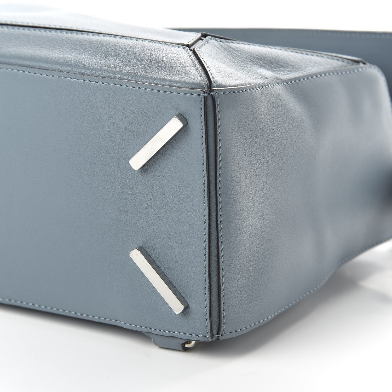 Loewe Calfskin Medium Puzzle Bag Stone Blue 7 of 11