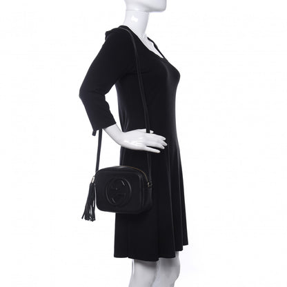Gucci Pebbled Calfskin Small Soho Disco Bag Black 2 of 10
