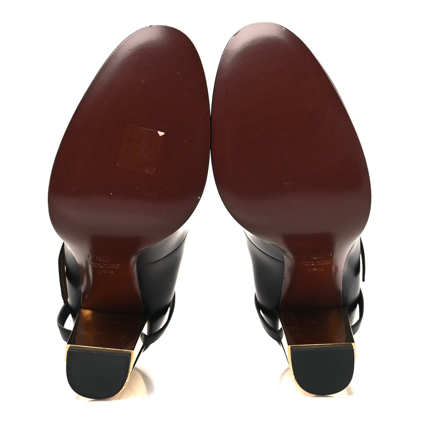 Vitello Delfina High Heel Pumps 39.5 Black