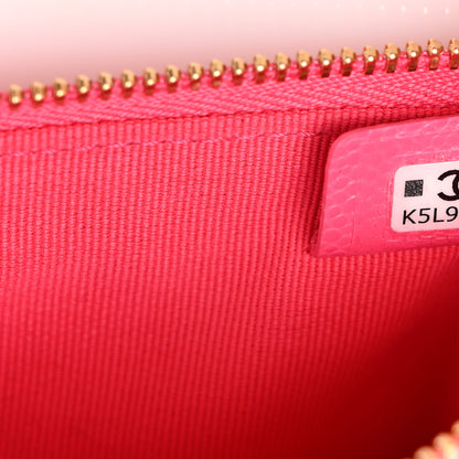 Chanel Caviar Quilted Small Cosmetic Case Pink 7 of 8