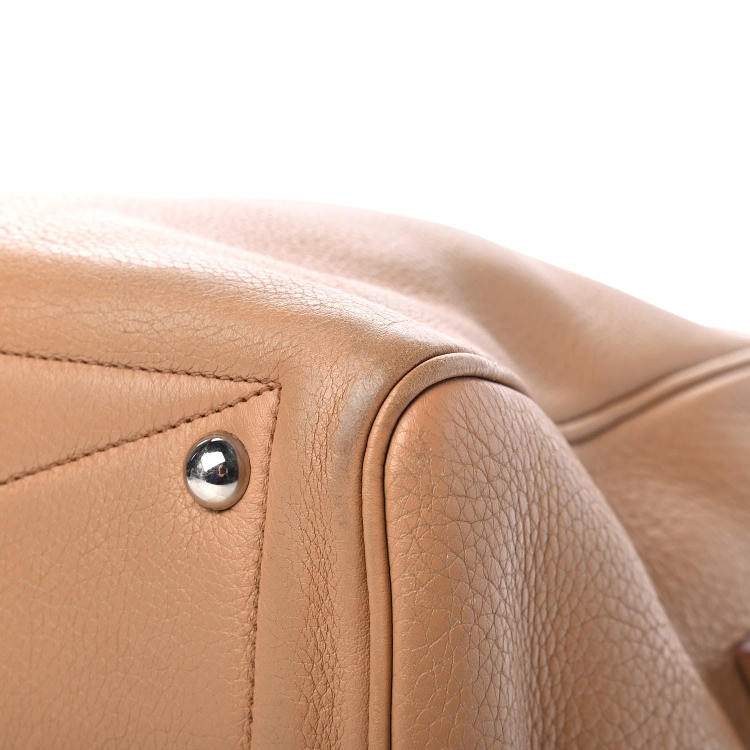 Hermes Taurillon Clemence Victoria II 35 Biscuit 7 of 9