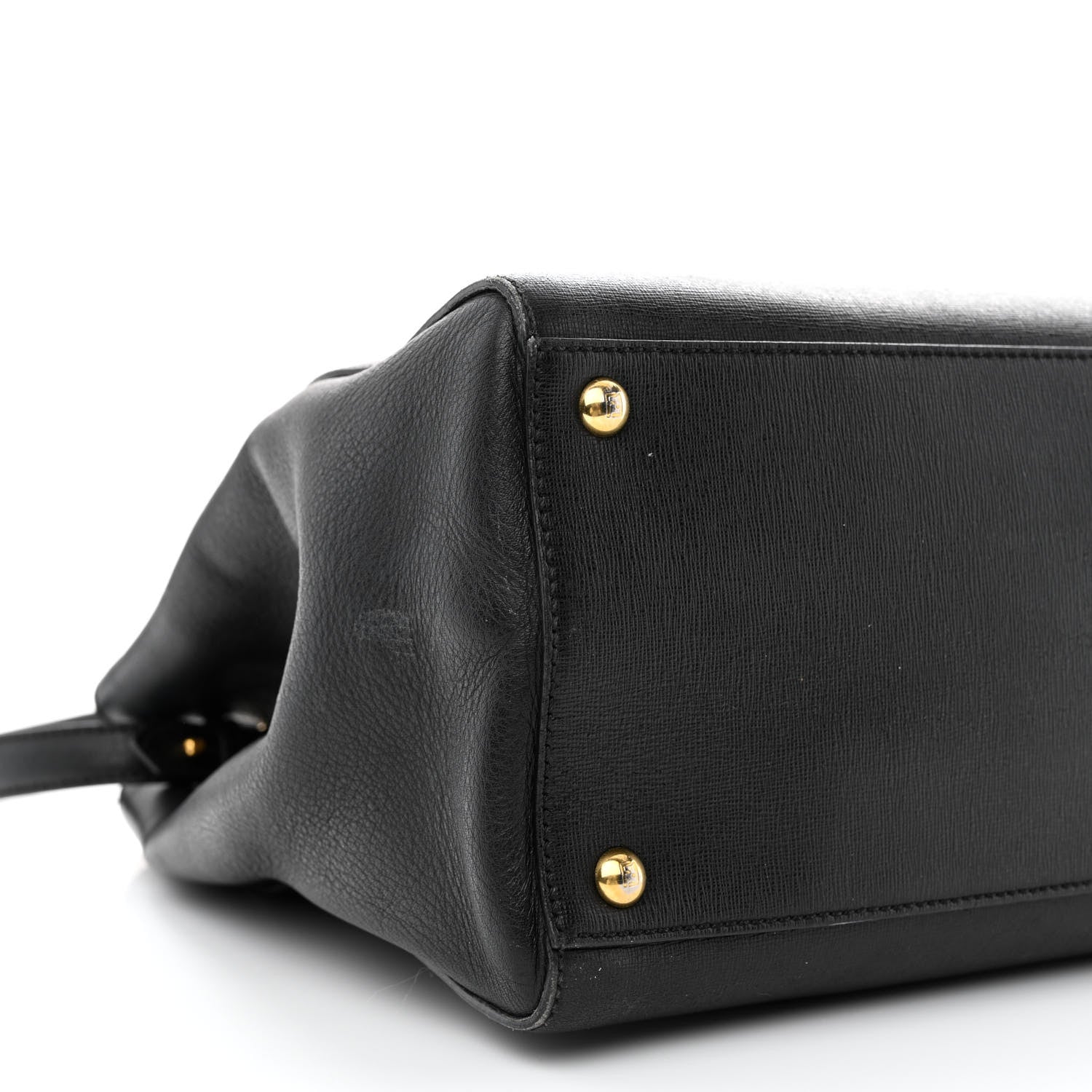 Fendi Vitello Elite Regular 2Jours Tote Black 9 of 14