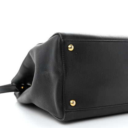 Fendi Vitello Elite Regular 2Jours Tote Black 9 of 14