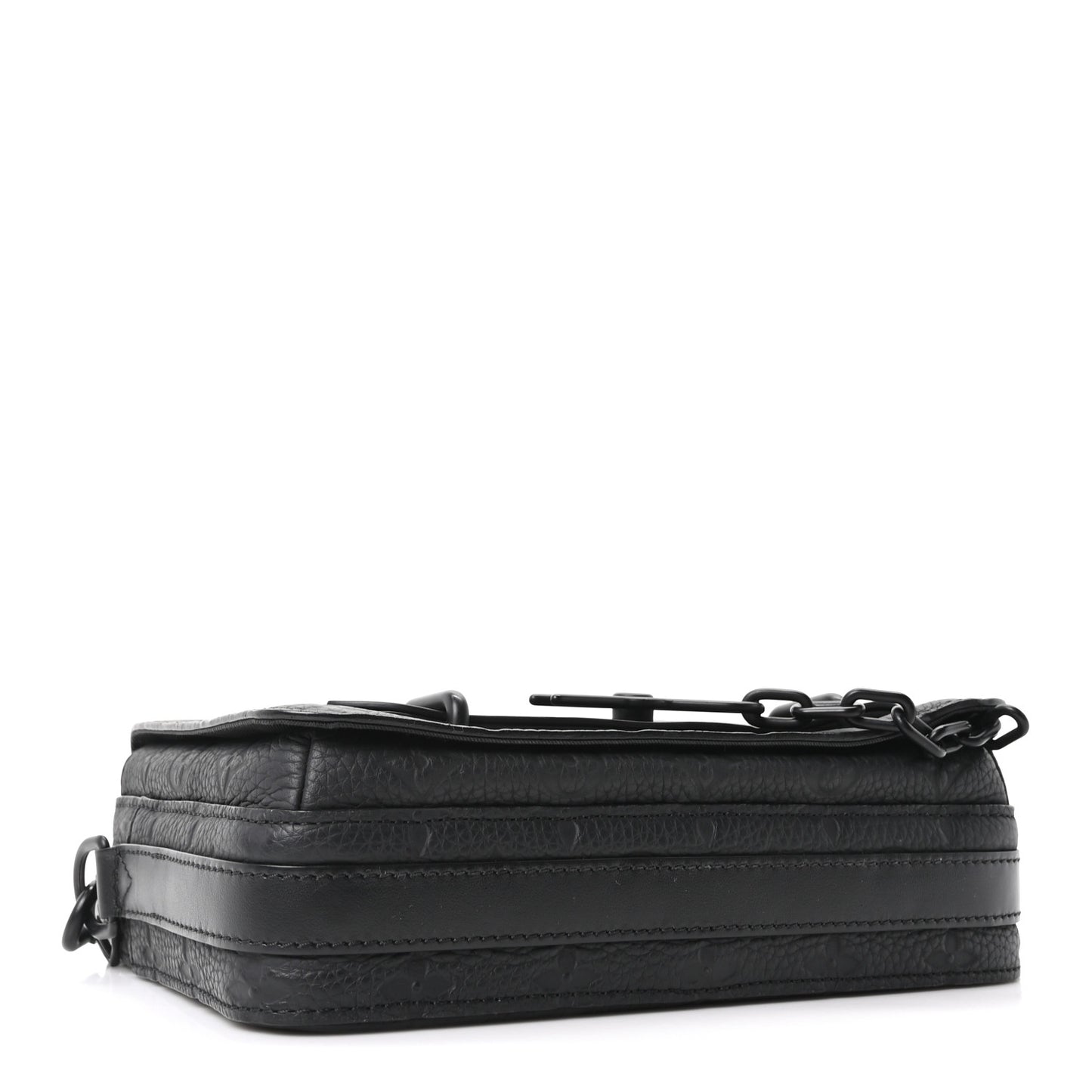 Taurillon Monogram Steamer Messenger Black