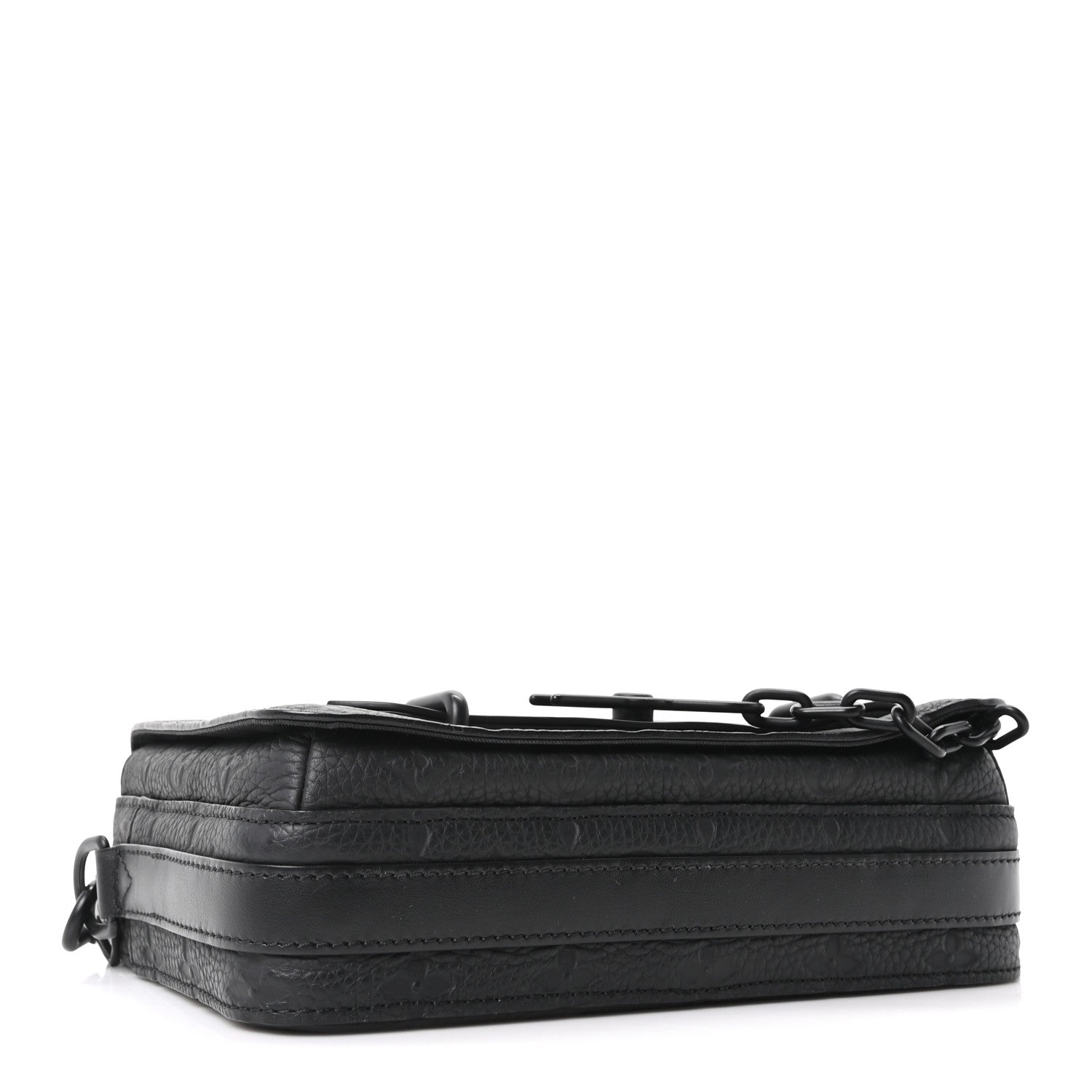 Louis Vuitton Taurillon Monogram Steamer Messenger Black 4 of 9