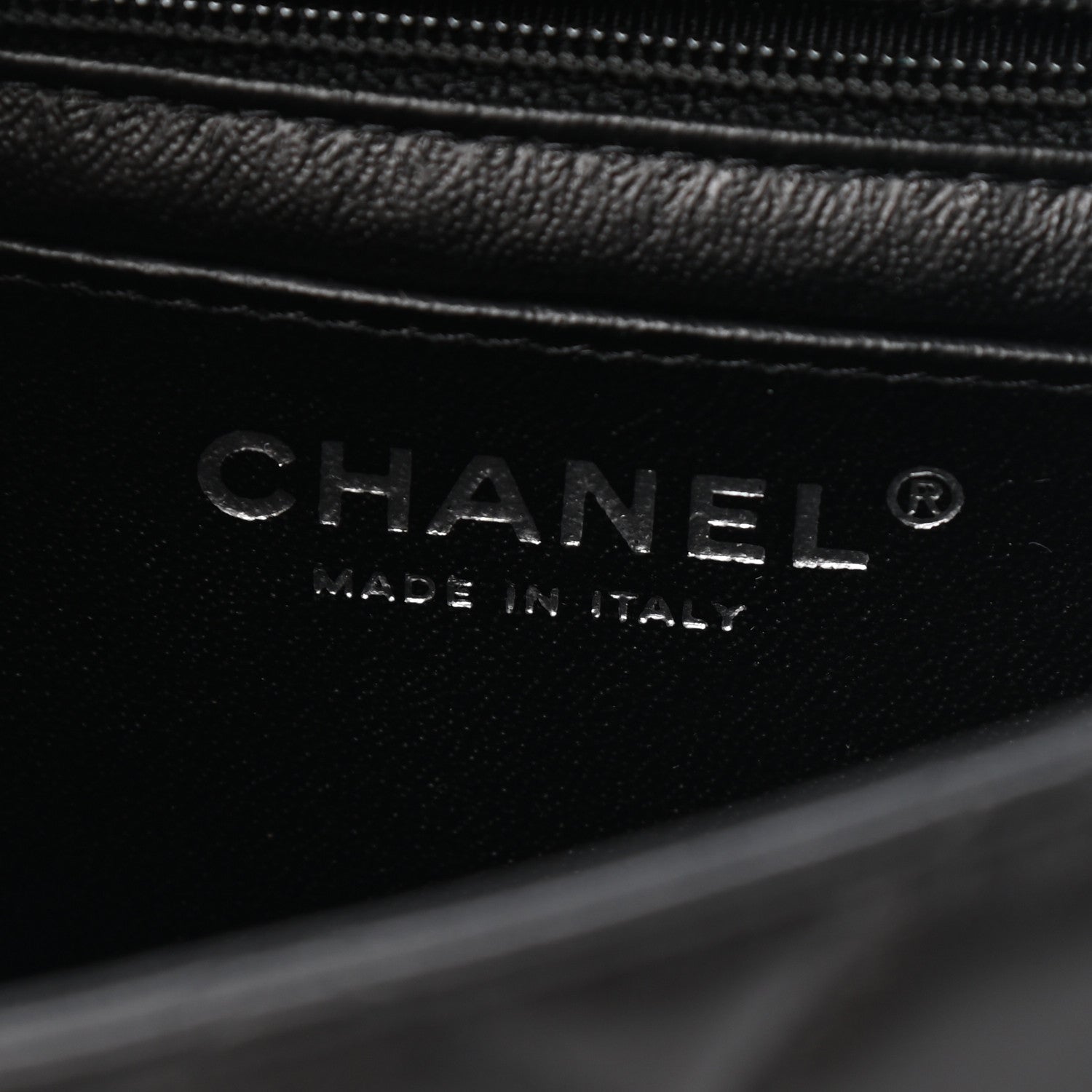 Chanel Lambskin Quilted Mini Square Flap Black 6 of 9