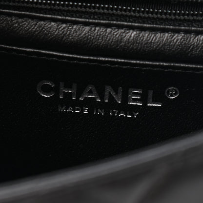 Chanel Lambskin Quilted Mini Square Flap Black 6 of 9