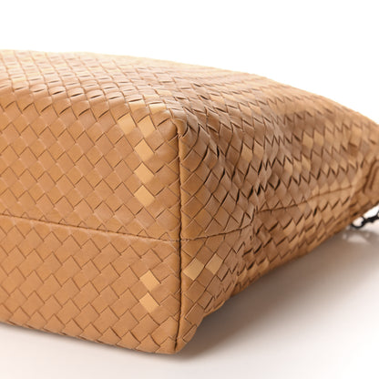 Bottega Veneta Nappa Intrecciato Medium Convertible Tote Camel 8 of 12