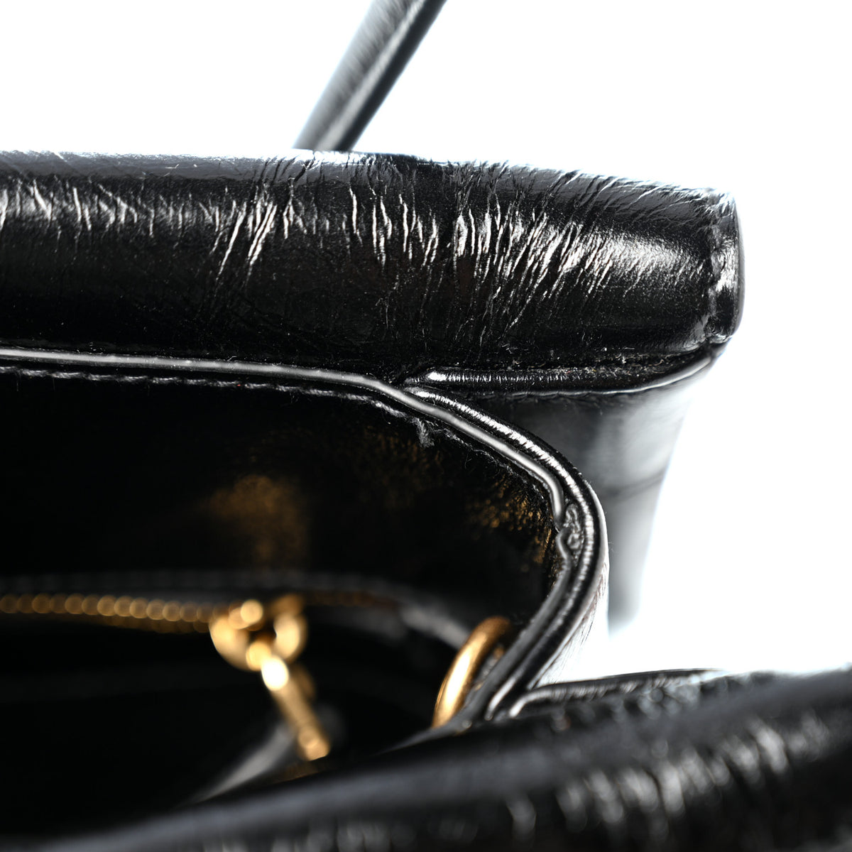 Miu Miu Nappa Solitaire Bag Black 7 of 10