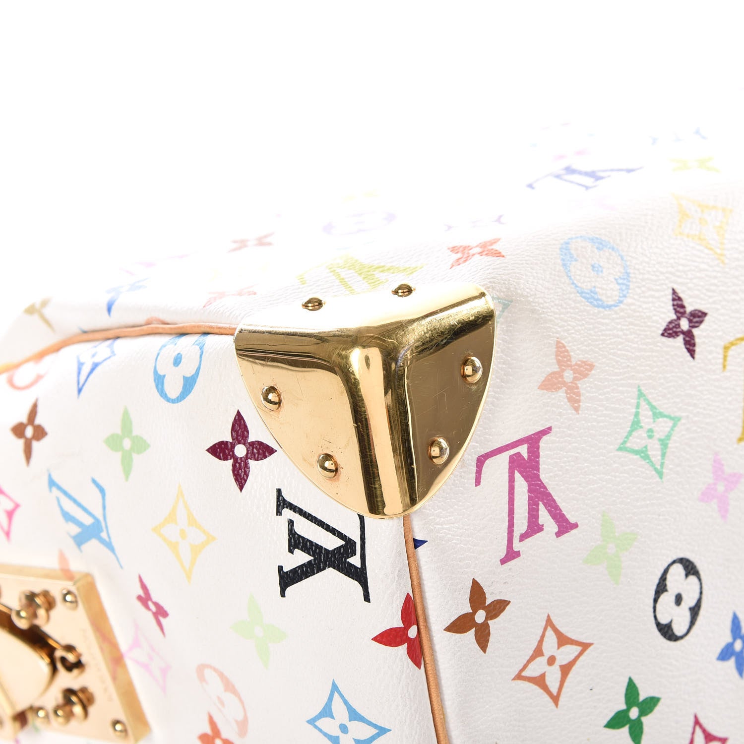 Louis Vuitton Monogram Multicolor Speedy 30 White 7 of 14