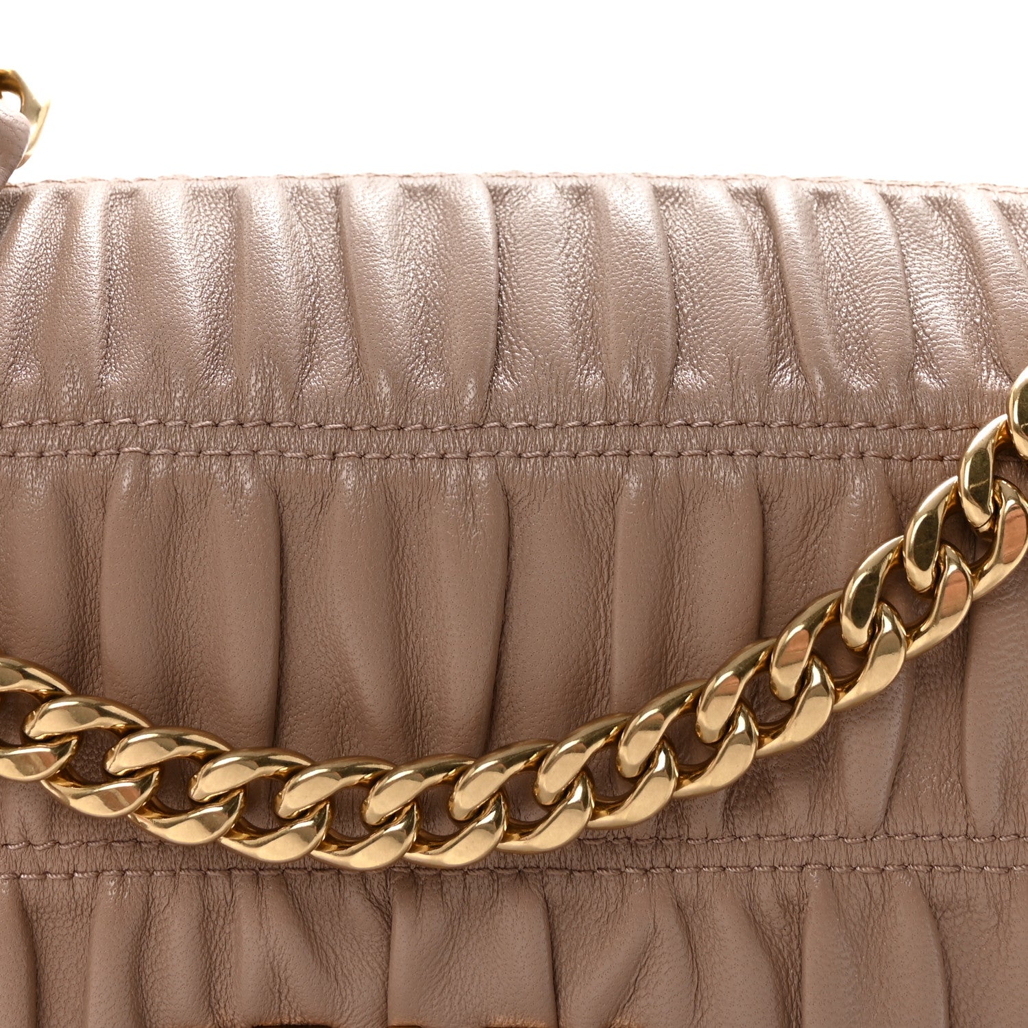 Prada Nappa Gaufre Flap Cipria 7 of 9