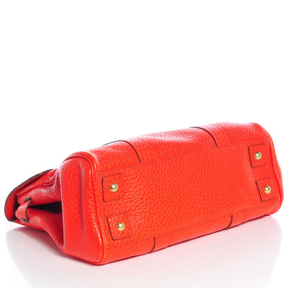 Mulberry Shiny Grain Bayswater Satchel Flame 4 of 9