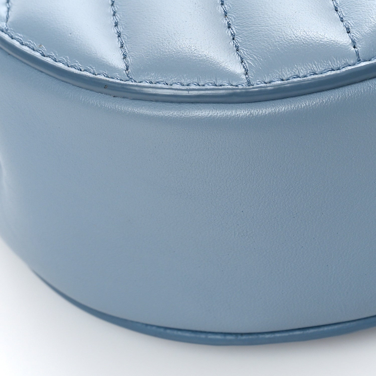 Chloe Calfskin Quilted Mini Drew Bijou Shoulder Bag Washed Blue 7 of 8