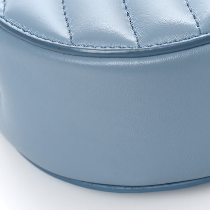 Chloe Calfskin Quilted Mini Drew Bijou Shoulder Bag Washed Blue 7 of 8